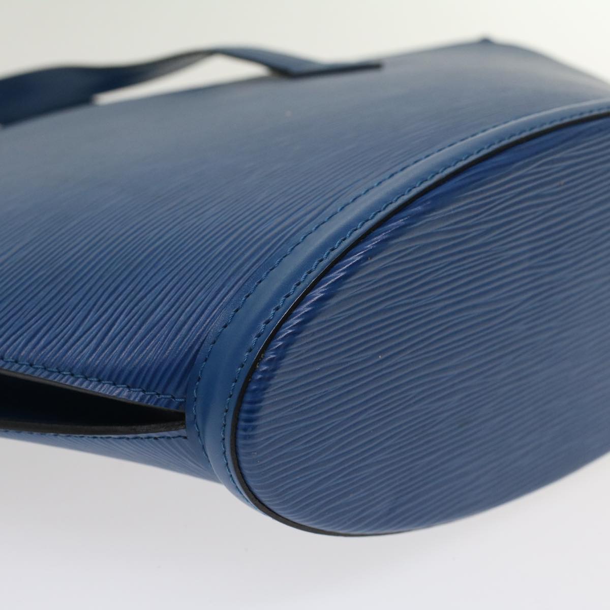 LOUIS VUITTON Epi Saint Jacques Hand Bag Blue M52265 LV 46010