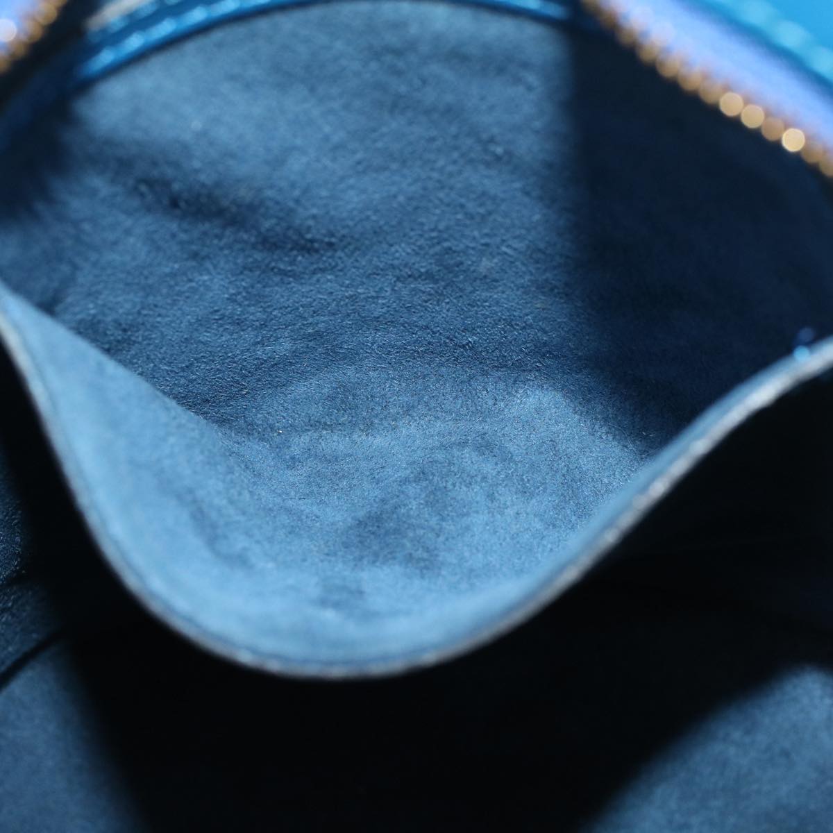 LOUIS VUITTON Epi Saint Jacques Hand Bag Blue M52265 LV 46010