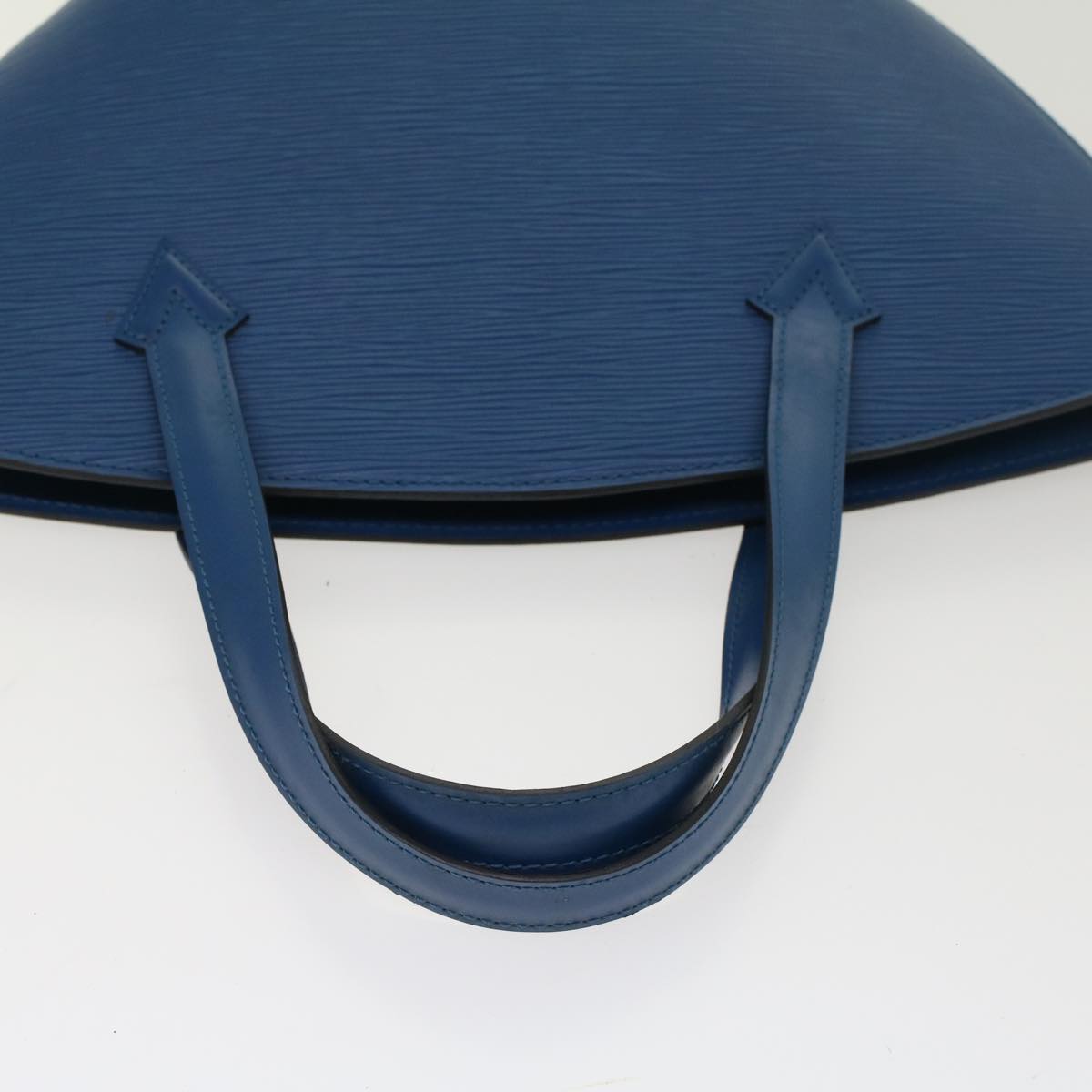 LOUIS VUITTON Epi Saint Jacques Hand Bag Blue M52265 LV 46010