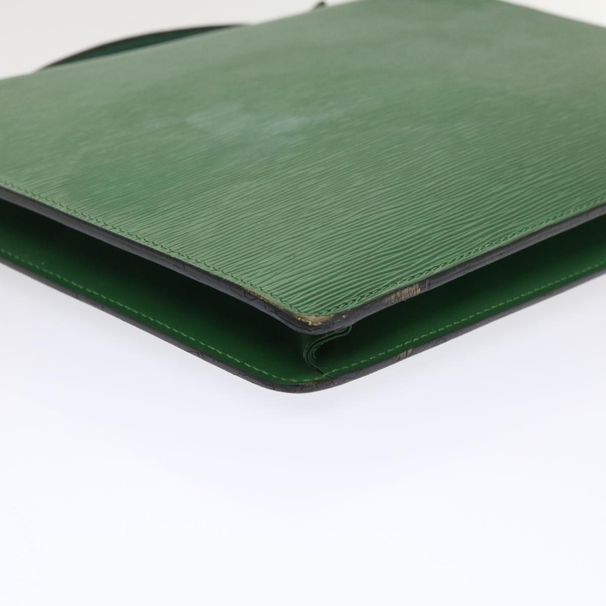 LOUIS VUITTON Epi Porte Documents Bandouliere Briefcase Green M54464 46011