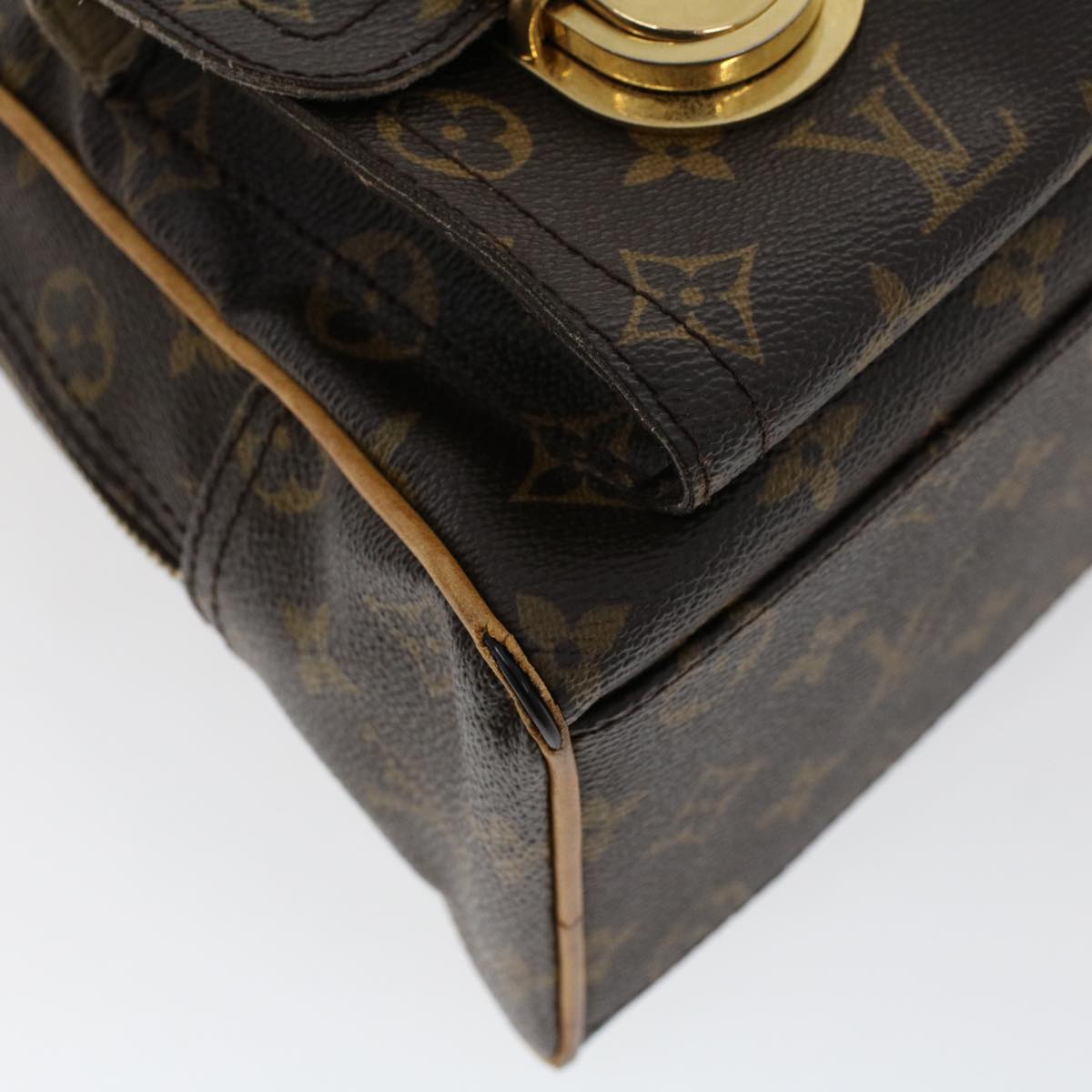 LOUIS VUITTON Monogram Manhattan PM Hand Bag M40026 LV 46035