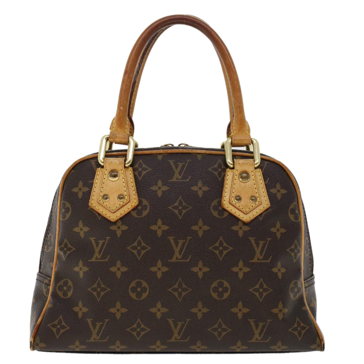 LOUIS VUITTON Monogram Manhattan PM Hand Bag M40026 LV 46035