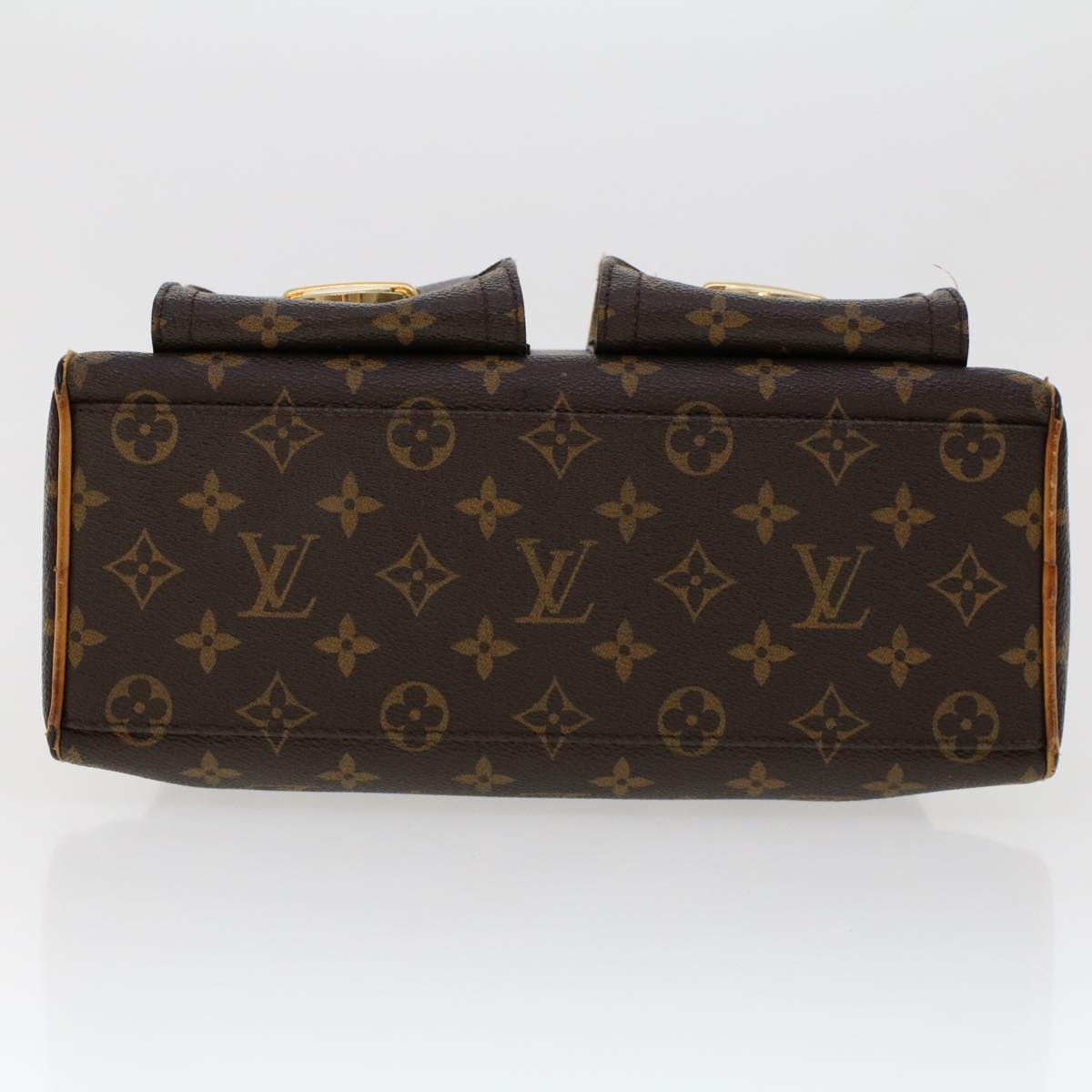 LOUIS VUITTON Monogram Manhattan PM Hand Bag M40026 LV 46035