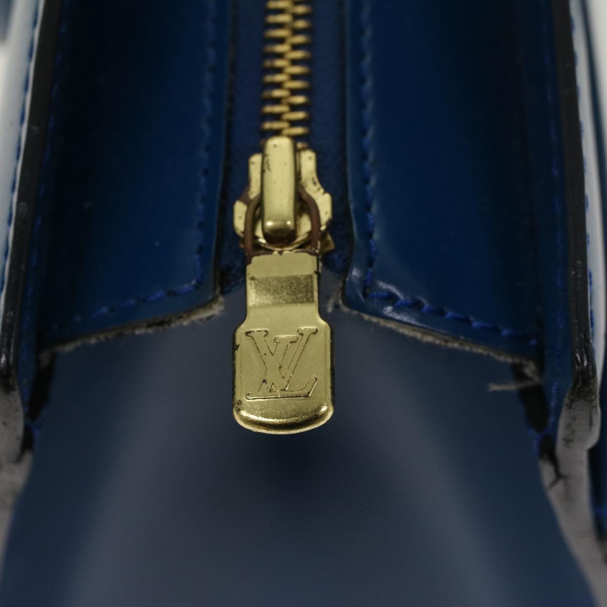LOUIS VUITTON Epi Riviera Hand Bag Blue M48185 LV 46040