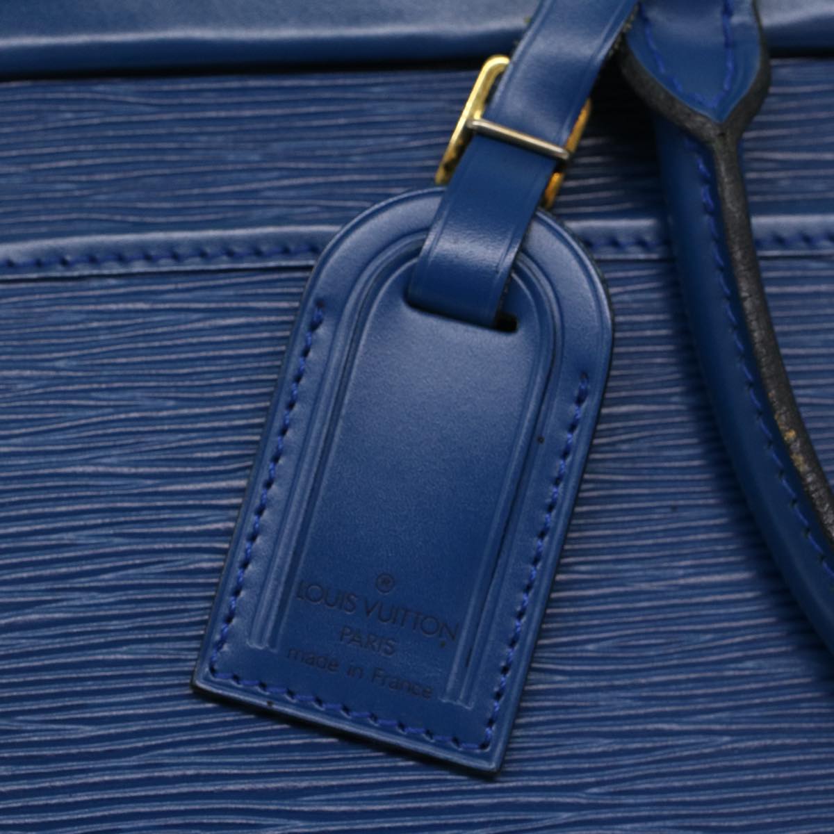 LOUIS VUITTON Epi Riviera Hand Bag Blue M48185 LV 46040