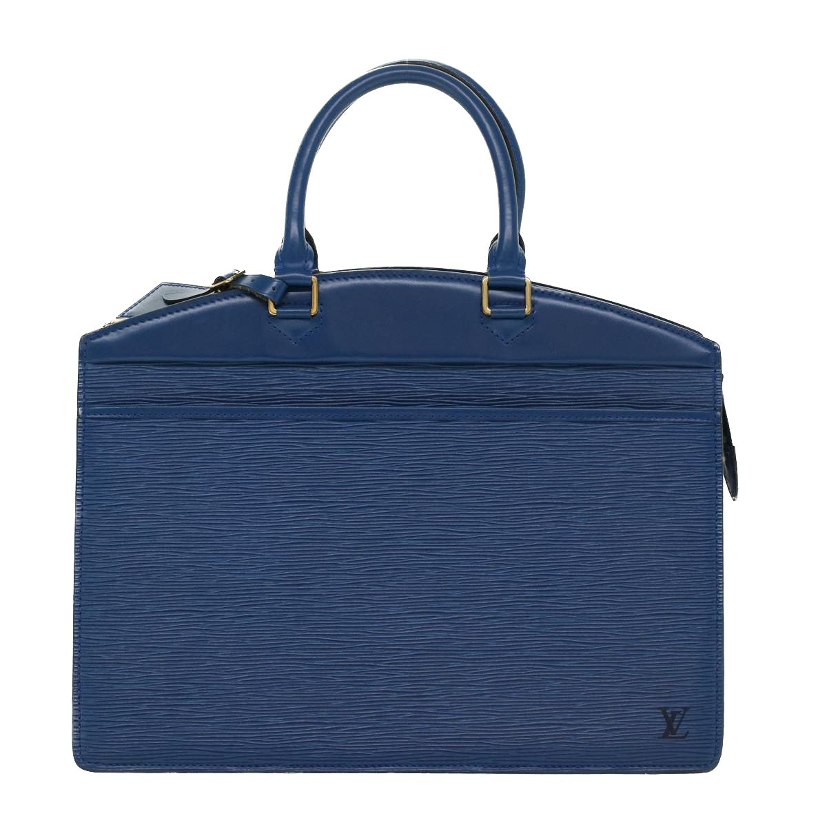 LOUIS VUITTON Epi Riviera Hand Bag Blue M48185 LV 46040