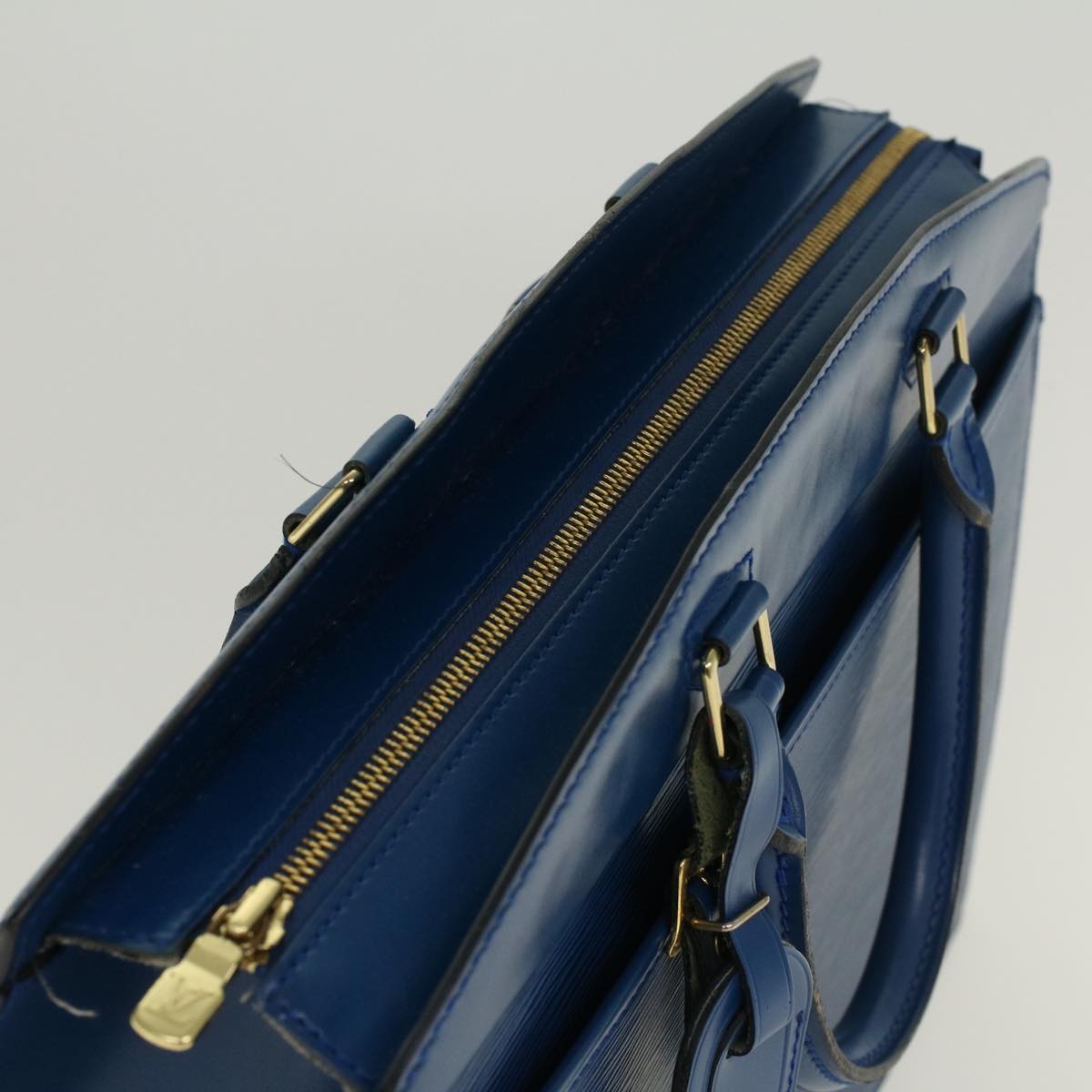 LOUIS VUITTON Epi Riviera Hand Bag Blue M48185 LV 46040