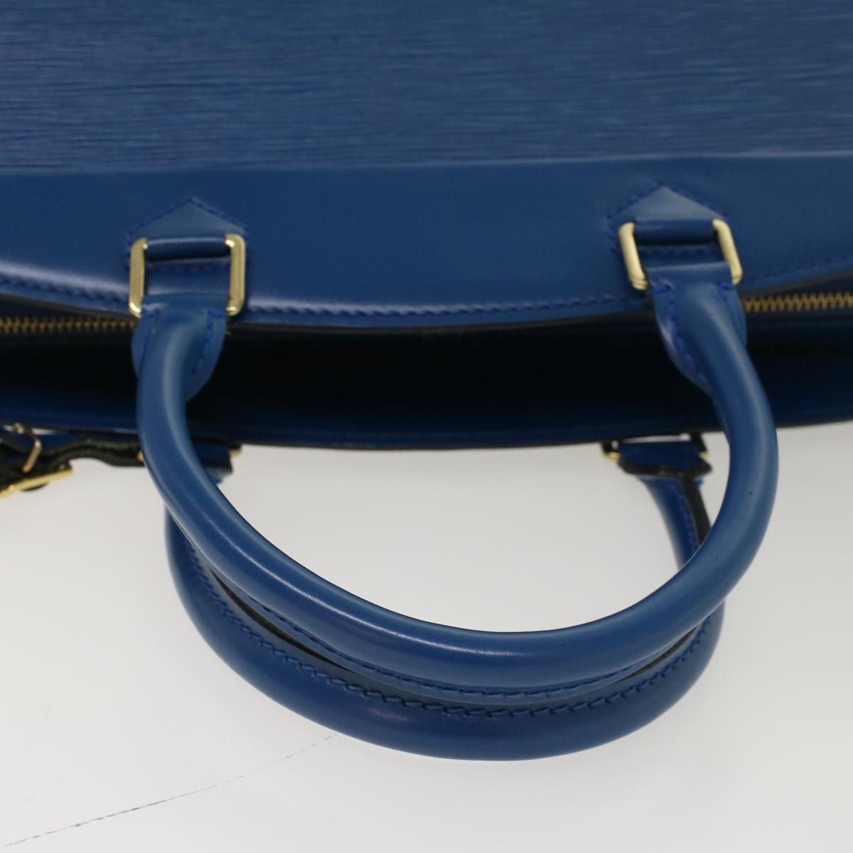 LOUIS VUITTON Epi Riviera Hand Bag Blue M48185 LV 46040