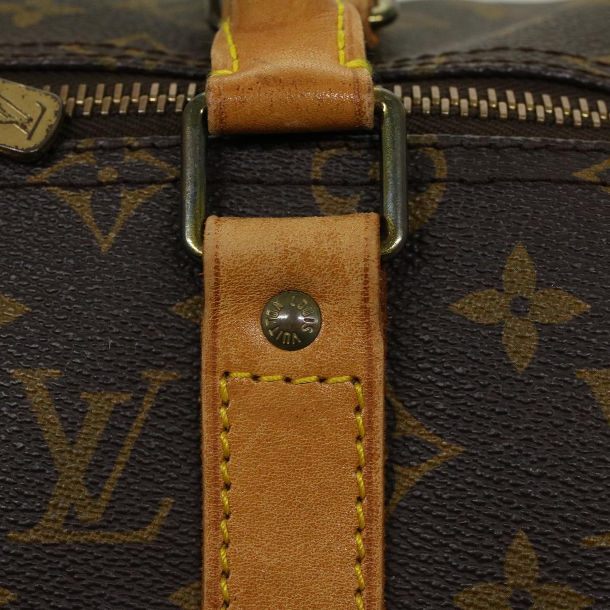 LOUIS VUITTON Monogram Keepall 50 Boston Bag M41426 LV 46042