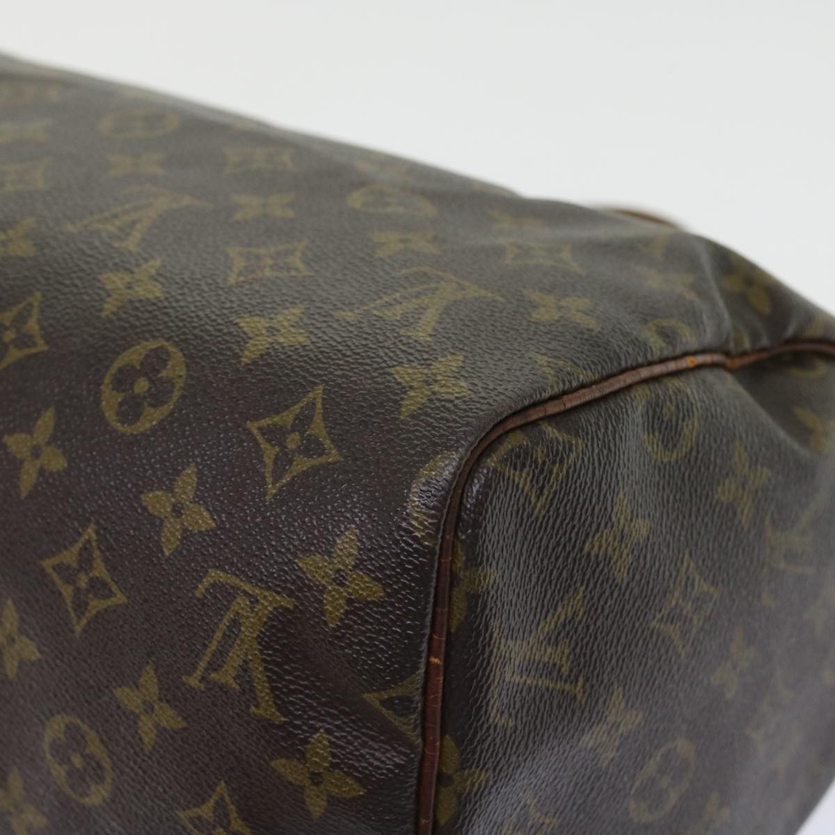 LOUIS VUITTON Monogram Speedy 30 Hand Bag M41526 LV 46045
