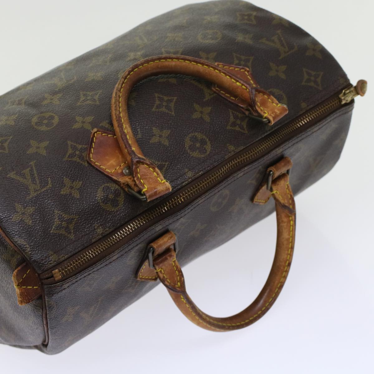 LOUIS VUITTON Monogram Speedy 30 Hand Bag M41526 LV 46045