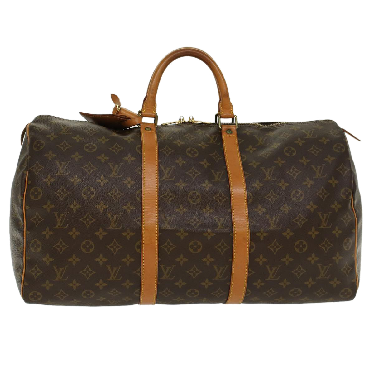 LOUIS VUITTON Monogram Keepall 50 Boston Bag M41426 LV 46046