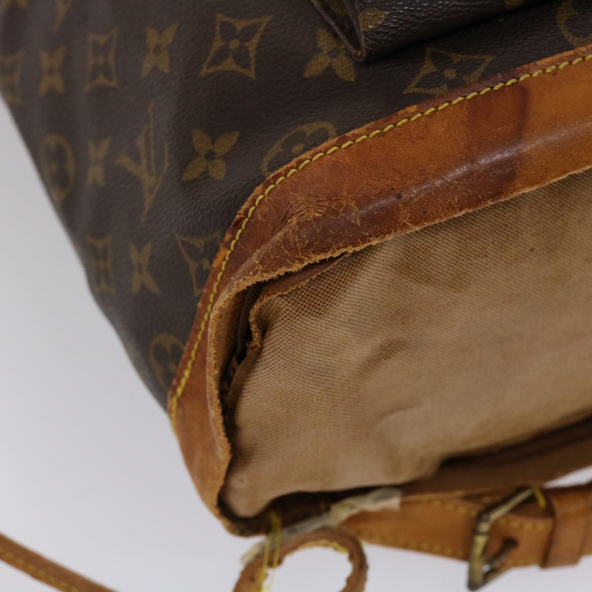 LOUIS VUITTON Monogram Montsouris GM Backpack M51135 LV 46050