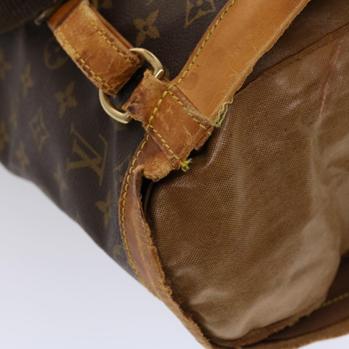 LOUIS VUITTON Monogram Montsouris GM Backpack M51135 LV 46050