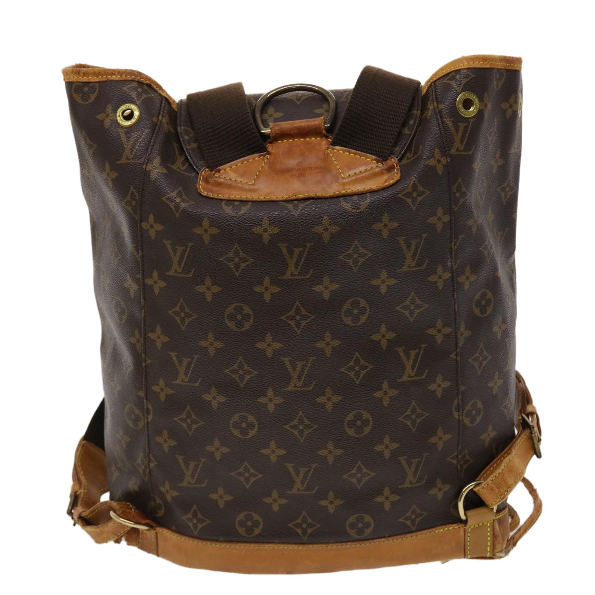 LOUIS VUITTON Monogram Montsouris GM Backpack M51135 LV 46050