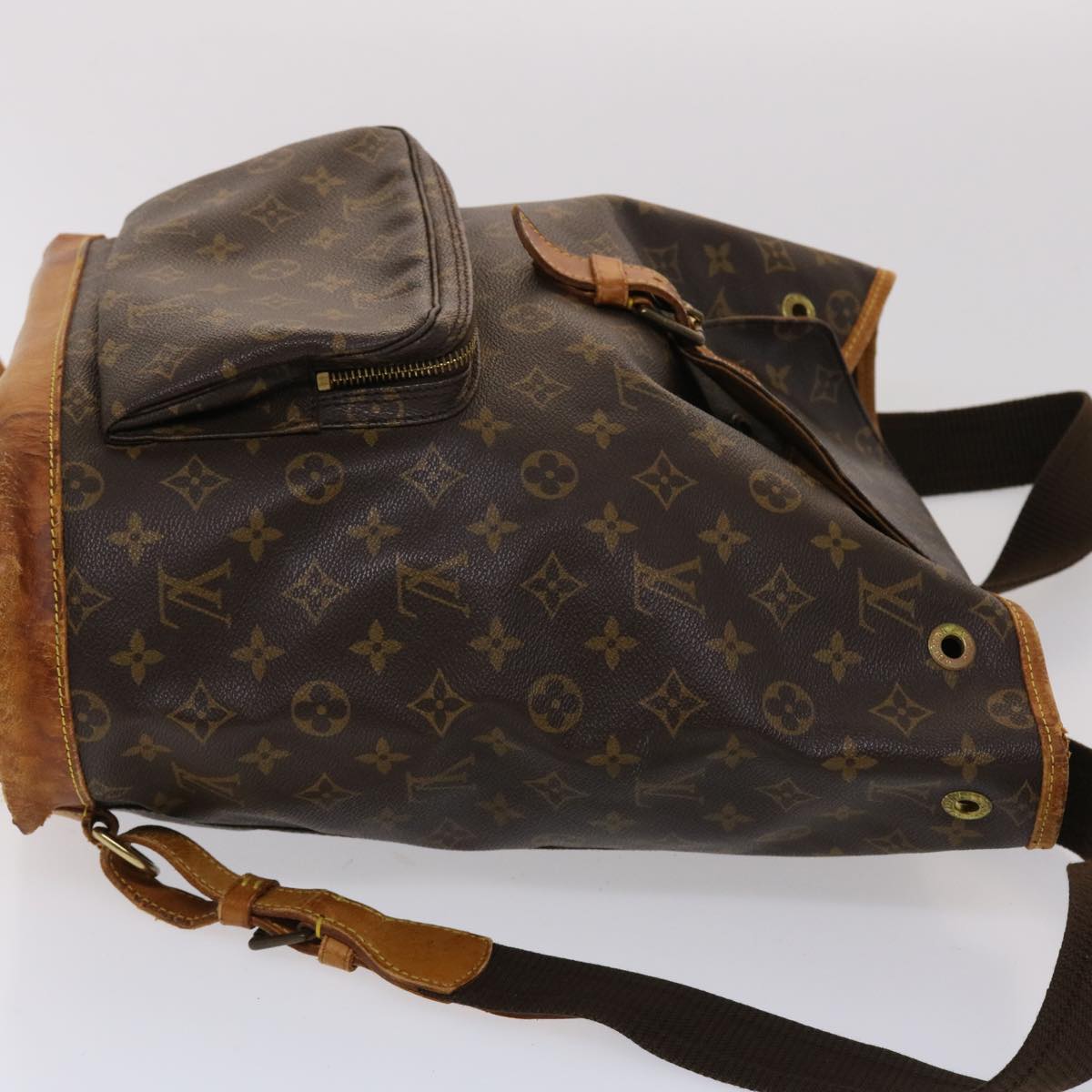 LOUIS VUITTON Monogram Montsouris GM Backpack M51135 LV 46050