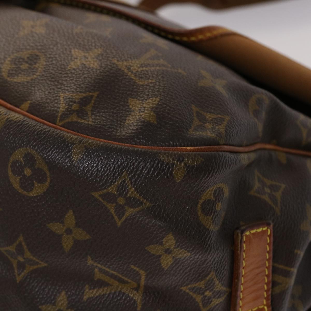 LOUIS VUITTON Monogram Saumur 35 Shoulder Bag M42254 LV 46053