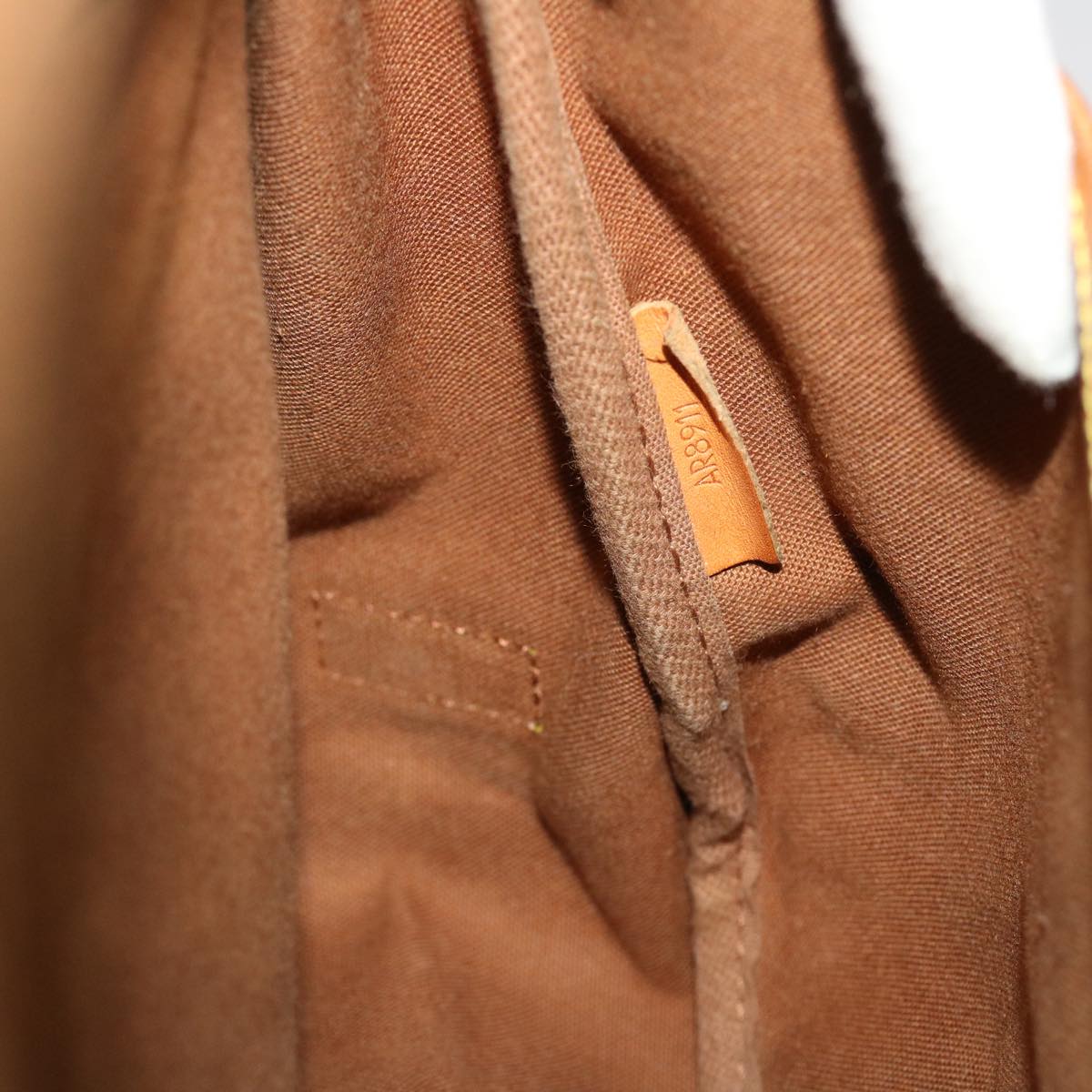 LOUIS VUITTON Monogram Saumur 35 Shoulder Bag M42254 LV 46053