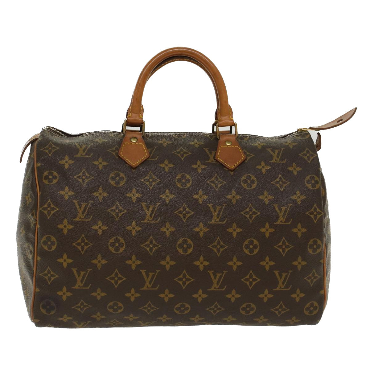 LOUIS VUITTON Monogram Speedy 35 Hand Bag M41524 LV 46054