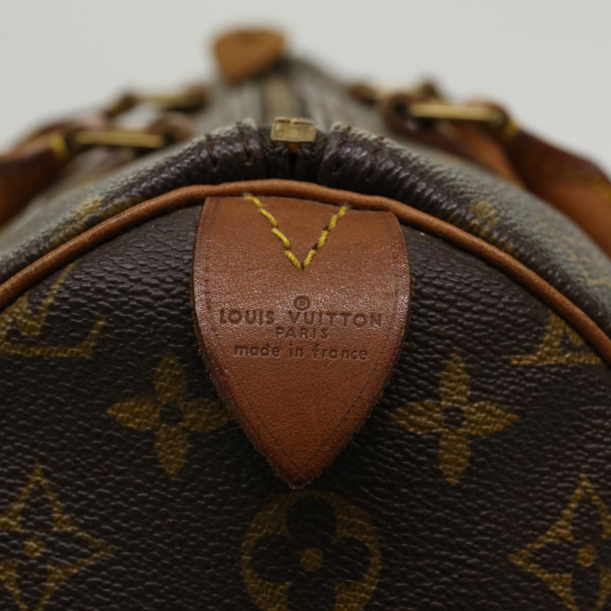 LOUIS VUITTON Monogram Speedy 35 Hand Bag M41524 LV 46054