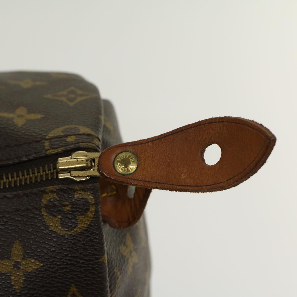 LOUIS VUITTON Monogram Speedy 35 Hand Bag M41524 LV 46054