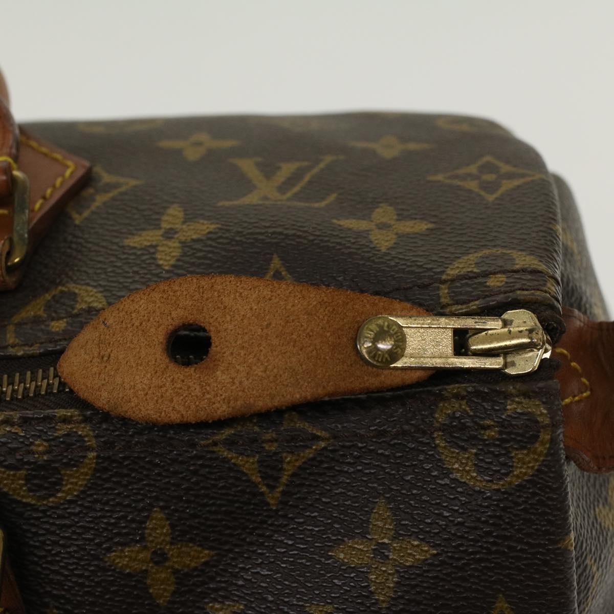 LOUIS VUITTON Monogram Speedy 35 Hand Bag M41524 LV 46054