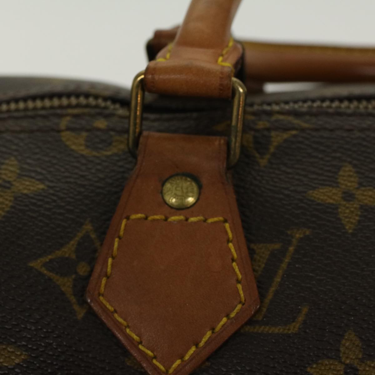 LOUIS VUITTON Monogram Speedy 35 Hand Bag M41524 LV 46054