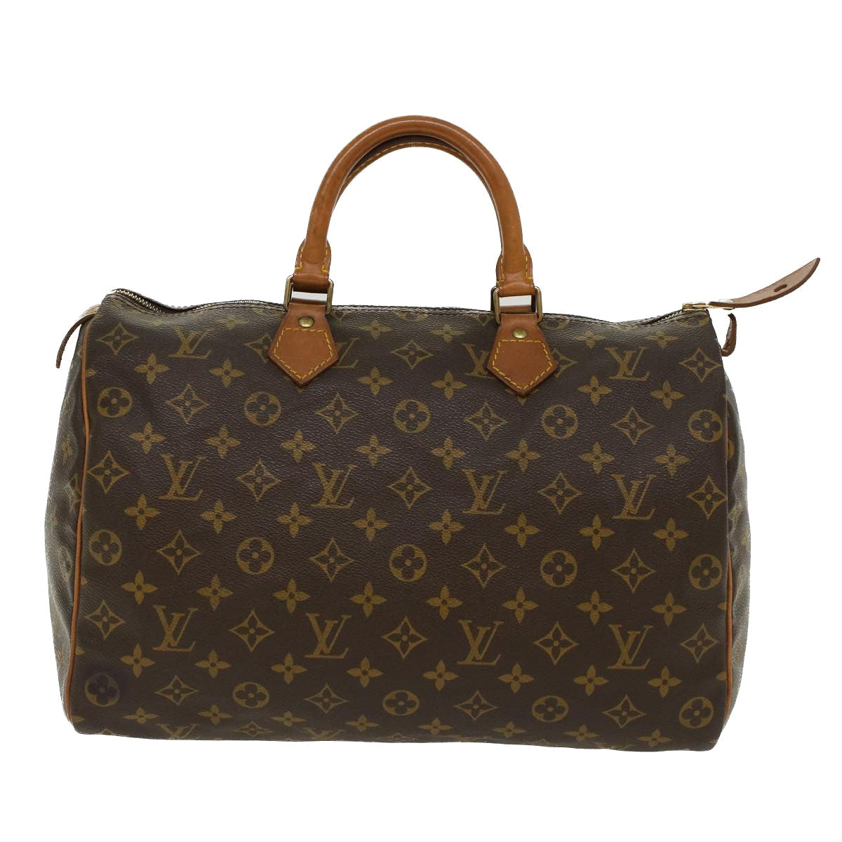 LOUIS VUITTON Monogram Speedy 35 Hand Bag M41524 LV 46054