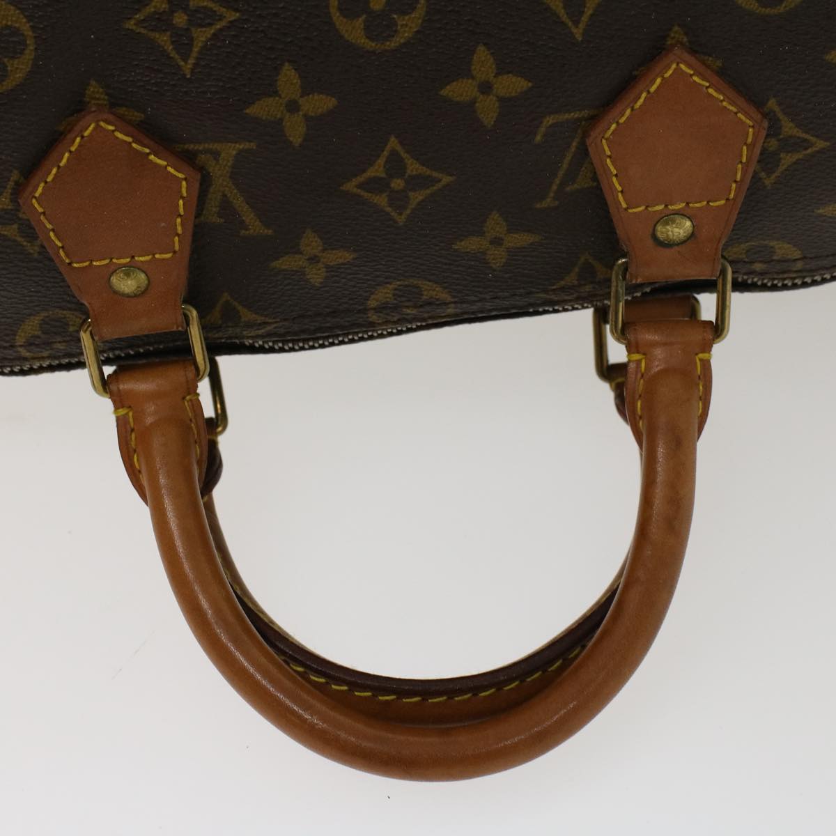 LOUIS VUITTON Monogram Speedy 35 Hand Bag M41524 LV 46054