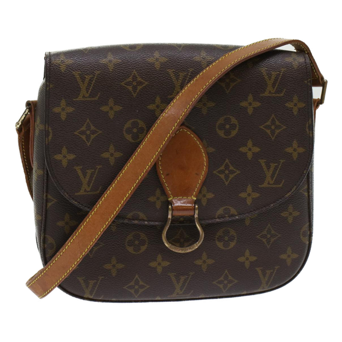 LOUIS VUITTON Monogram Saint Cloud GM Shoulder Bag M51242 LV 46056