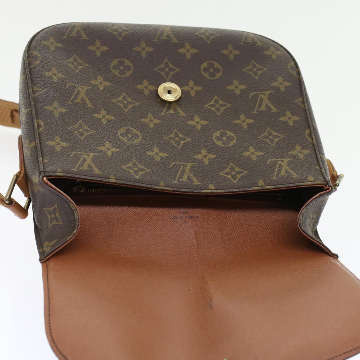 LOUIS VUITTON Monogram Saint Cloud GM Shoulder Bag M51242 LV 46056