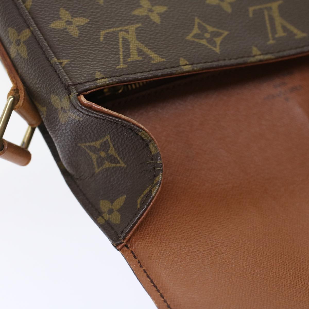 LOUIS VUITTON Monogram Saint Cloud GM Shoulder Bag M51242 LV 46056