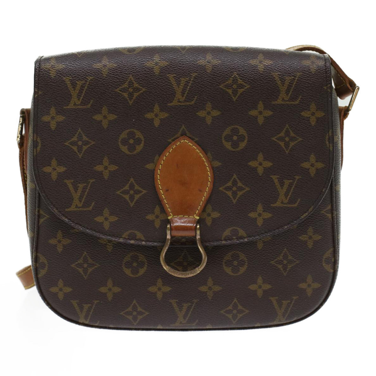 LOUIS VUITTON Monogram Saint Cloud GM Shoulder Bag M51242 LV 46056