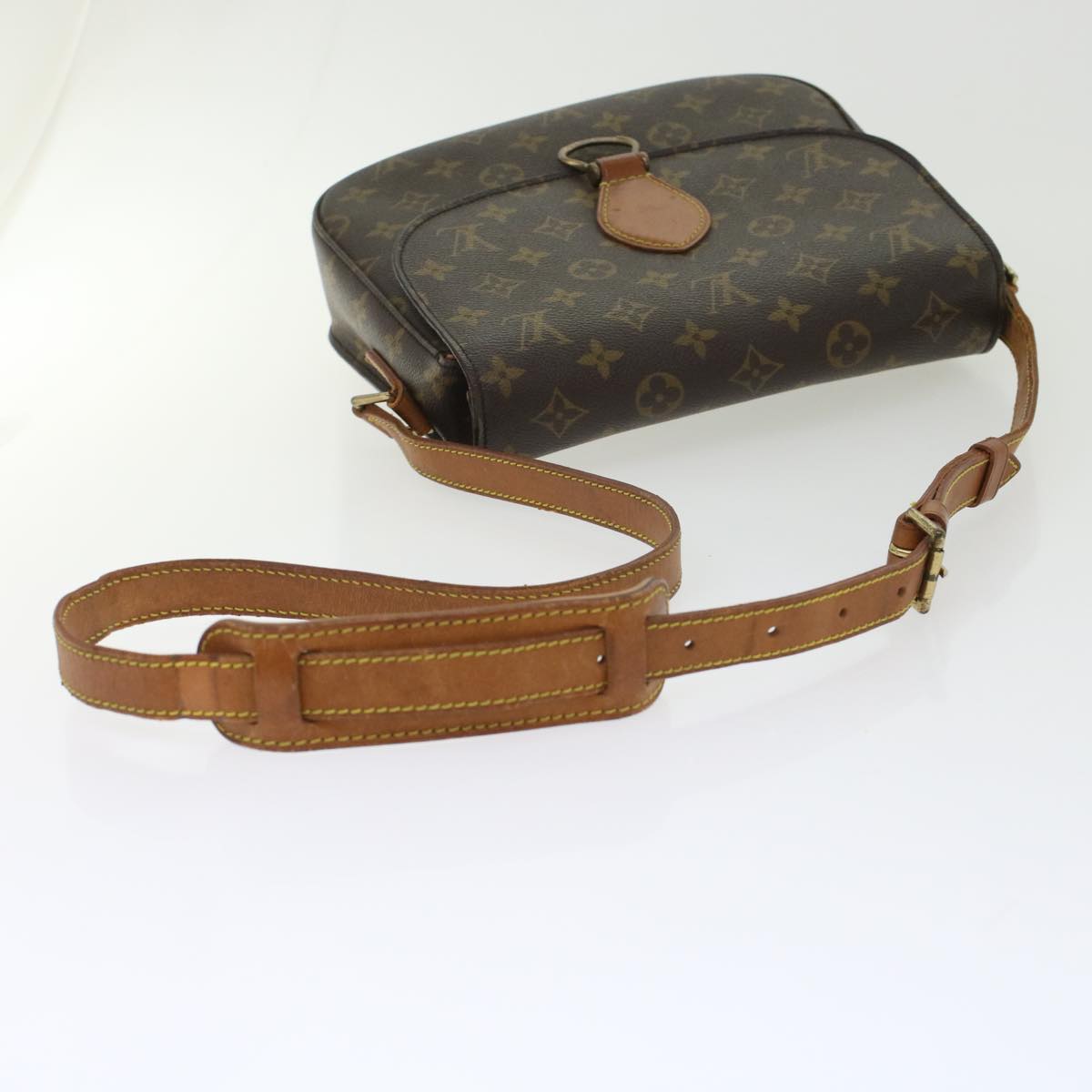 LOUIS VUITTON Monogram Saint Cloud GM Shoulder Bag M51242 LV 46056