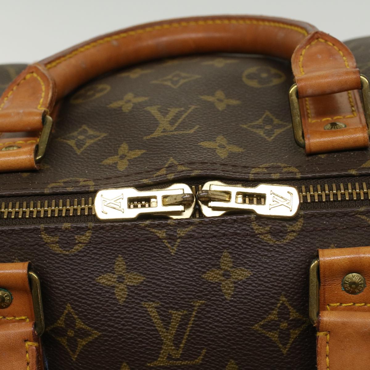 LOUIS VUITTON Monogram Keepall Bandouliere 55 Boston Bag M41414 LV 46067
