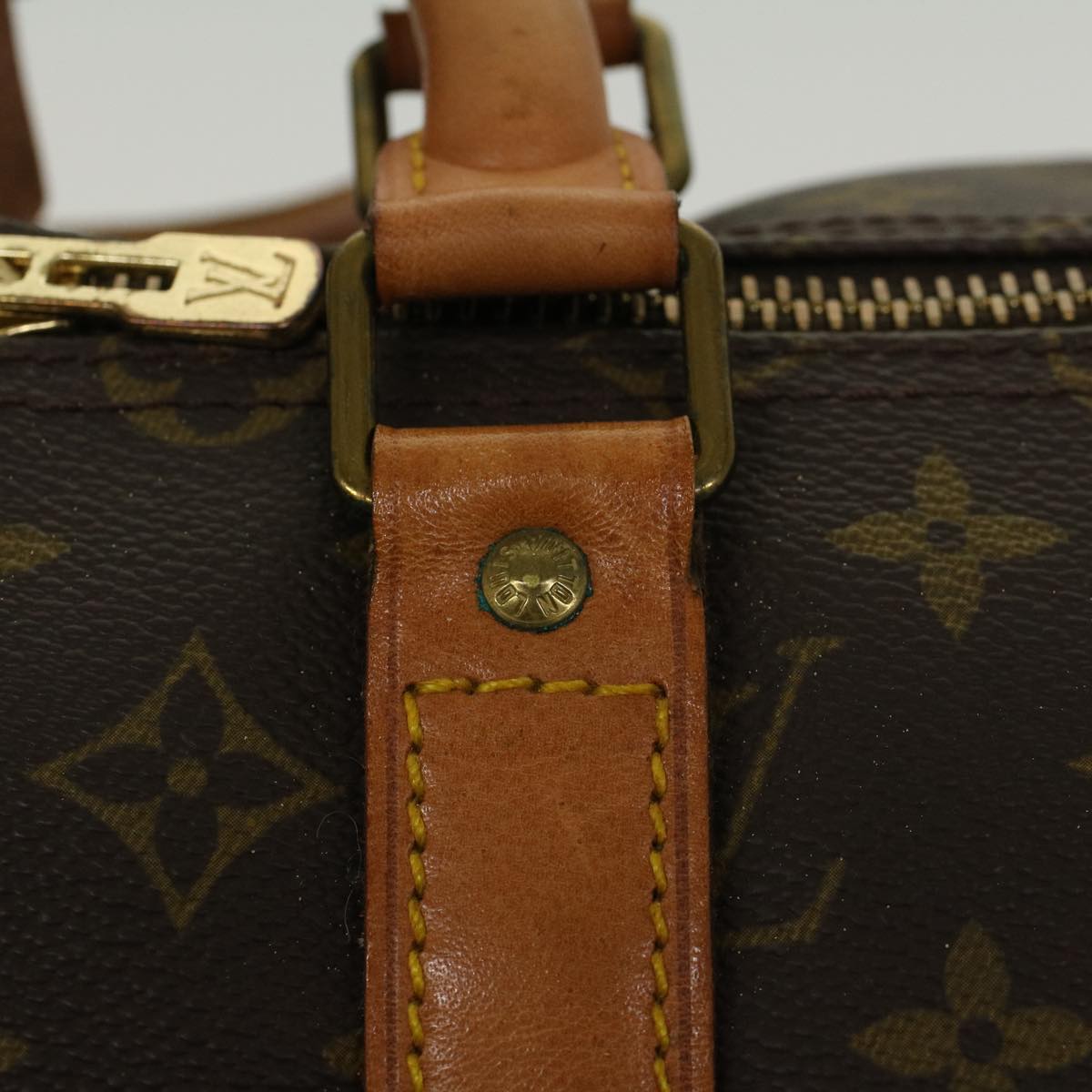 LOUIS VUITTON Monogram Keepall Bandouliere 55 Boston Bag M41414 LV 46067