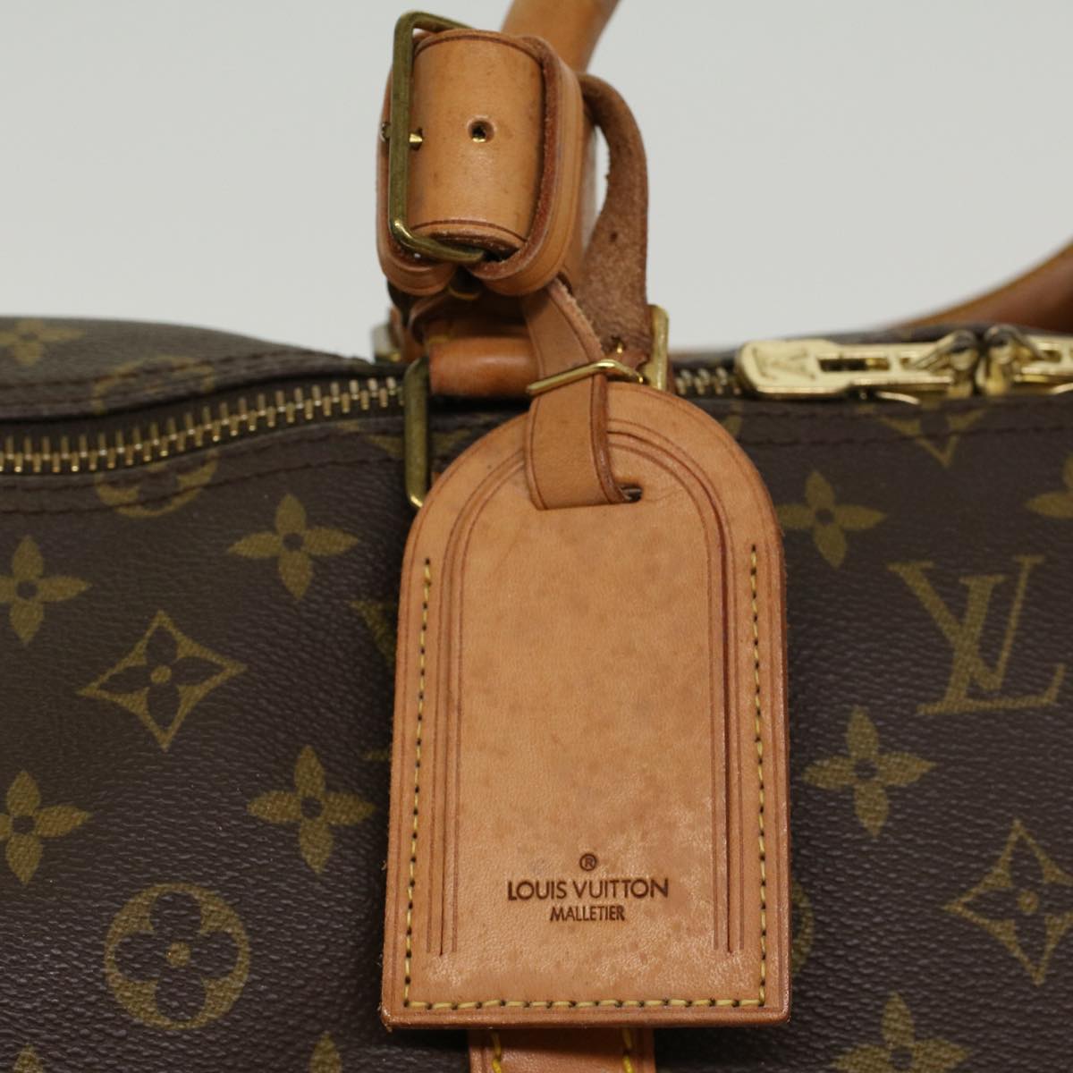 LOUIS VUITTON Monogram Keepall Bandouliere 55 Boston Bag M41414 LV 46067