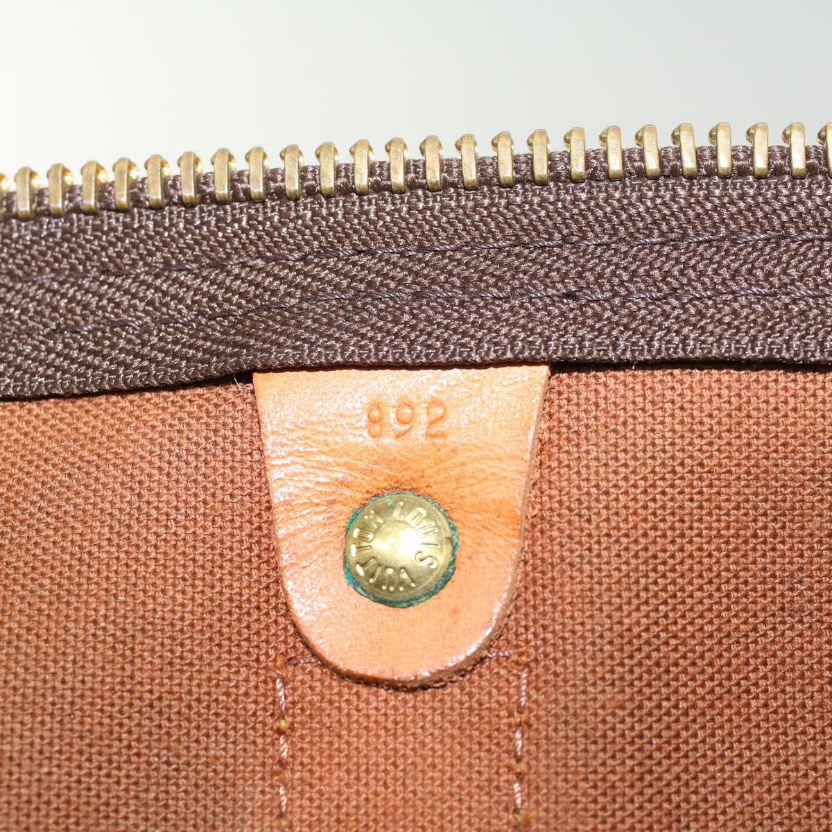 LOUIS VUITTON Monogram Keepall Bandouliere 55 Boston Bag M41414 LV 46067