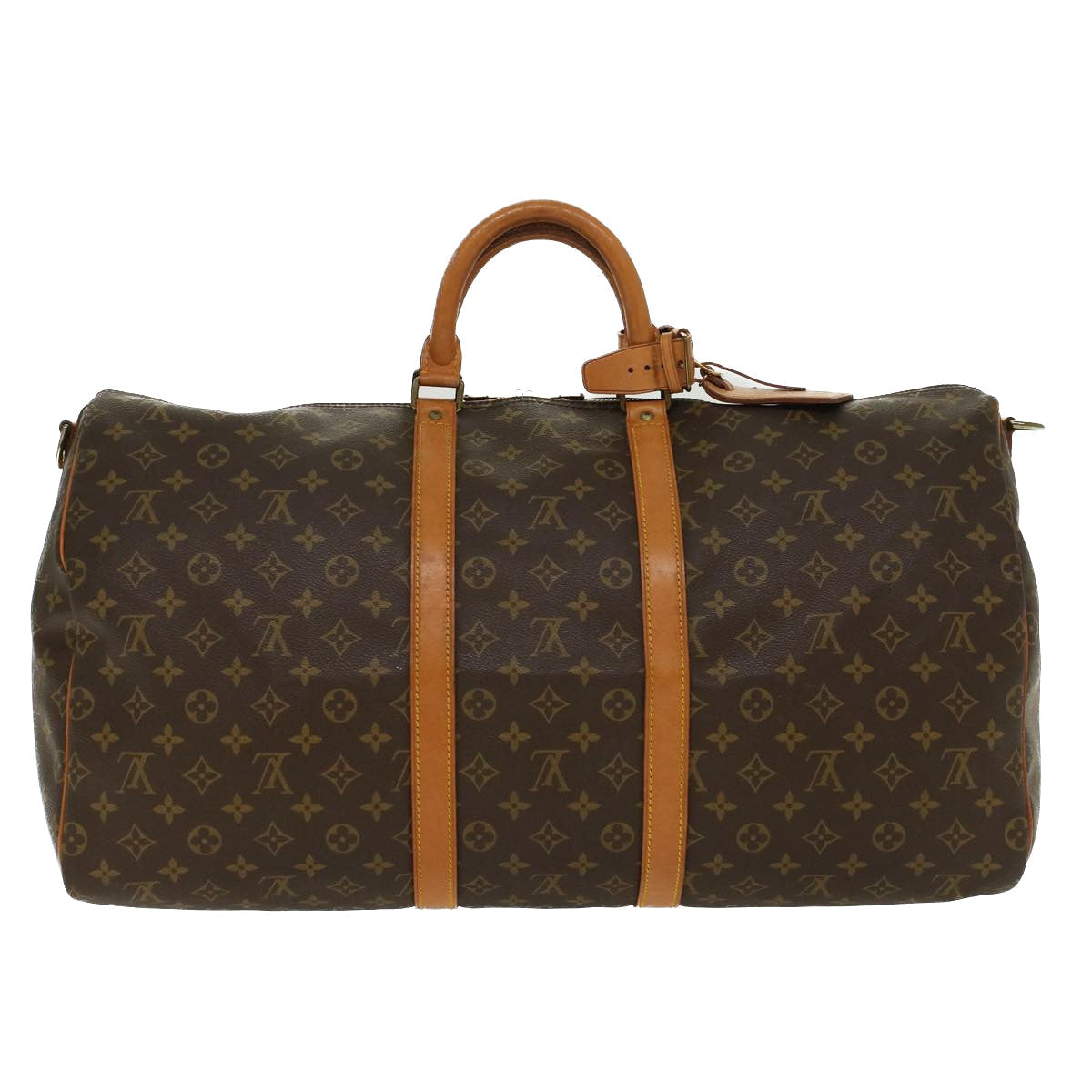 LOUIS VUITTON Monogram Keepall Bandouliere 55 Boston Bag M41414 LV 46067