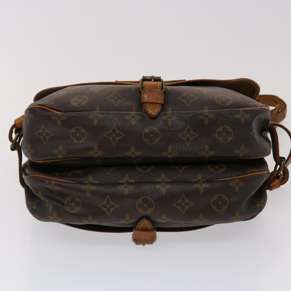 LOUIS VUITTON Monogram Saumur 30 Shoulder Bag M42256 LV 46077