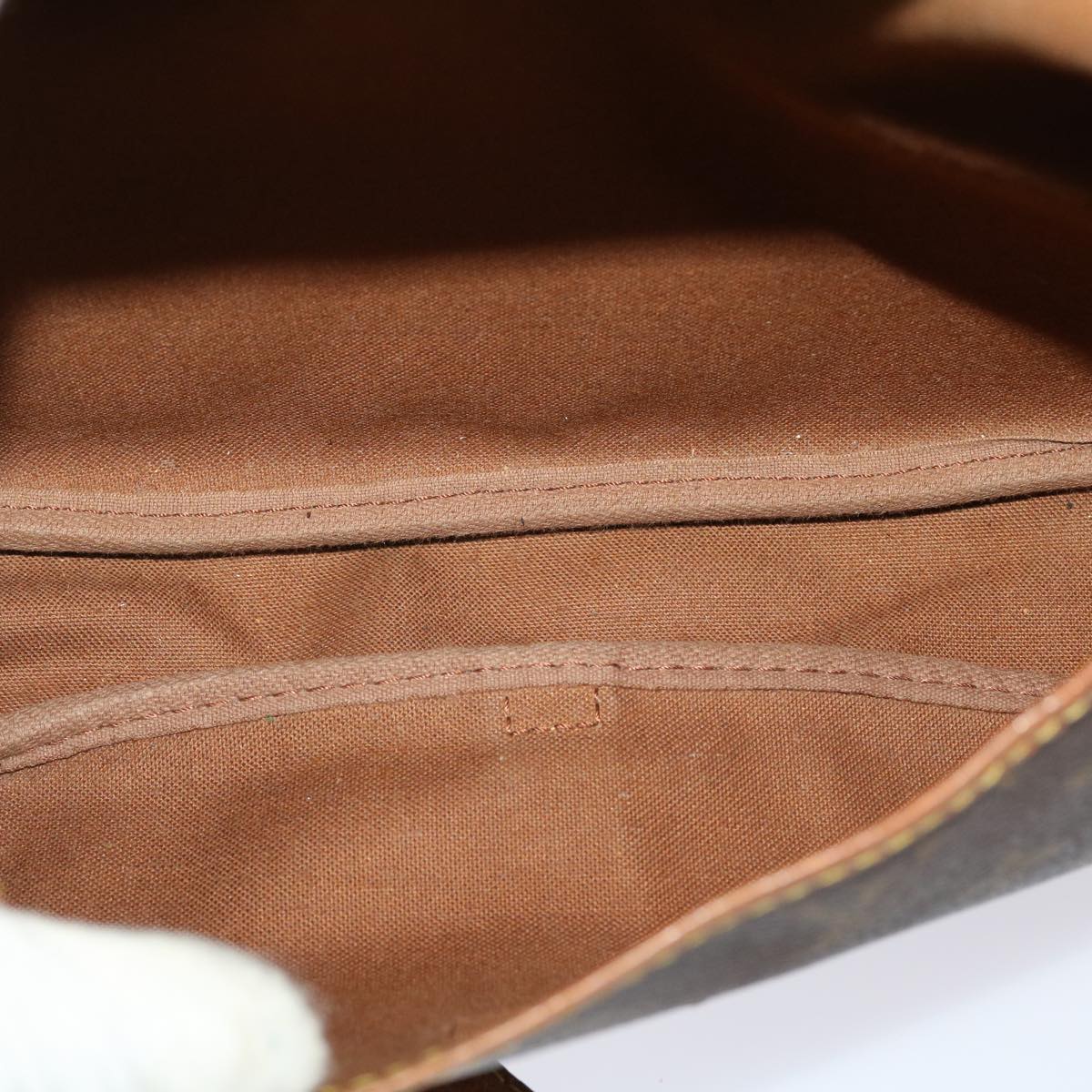 LOUIS VUITTON Monogram Saumur 30 Shoulder Bag M42256 LV 46077