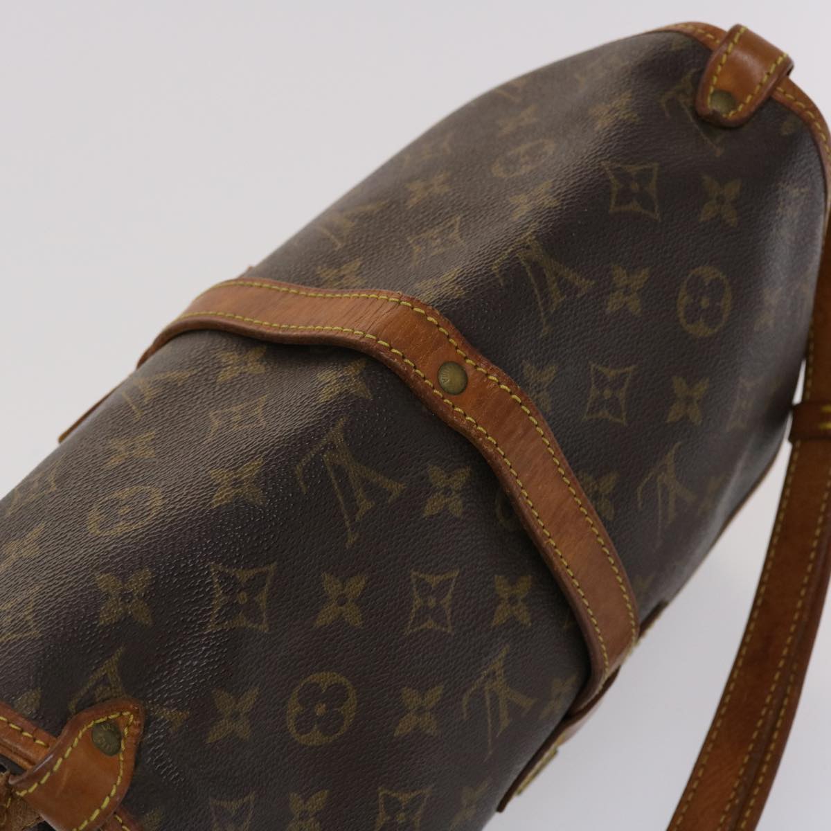 LOUIS VUITTON Monogram Saumur 30 Shoulder Bag M42256 LV 46077