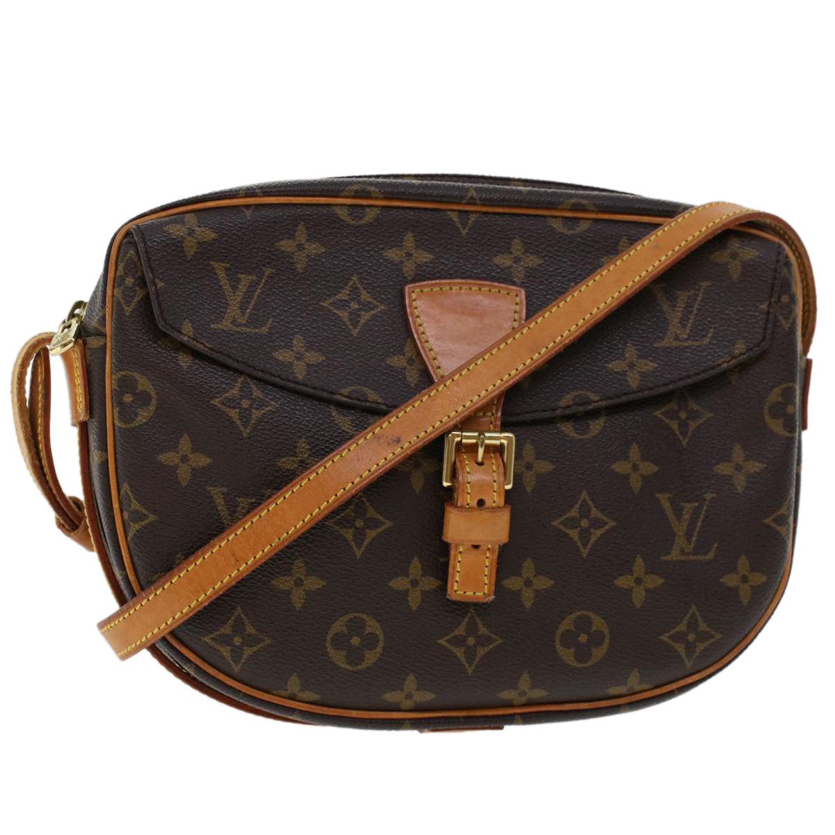LOUIS VUITTON Monogram Jeune Fille GM Shoulder Bag M51225 LV 46081