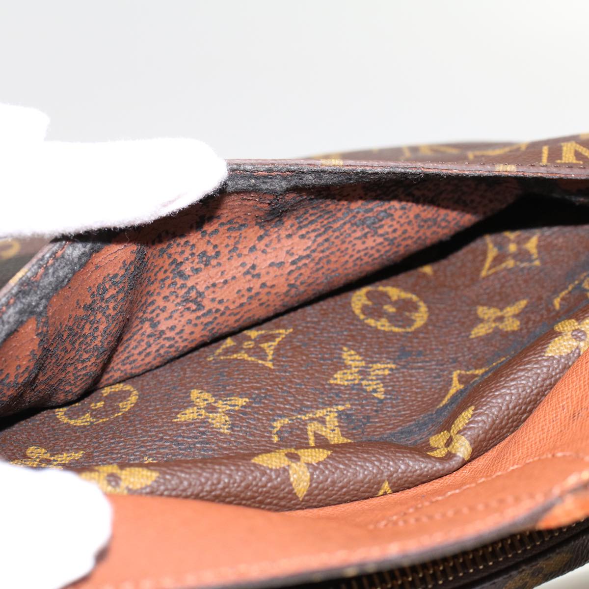 LOUIS VUITTON Monogram Jeune Fille GM Shoulder Bag M51225 LV 46081