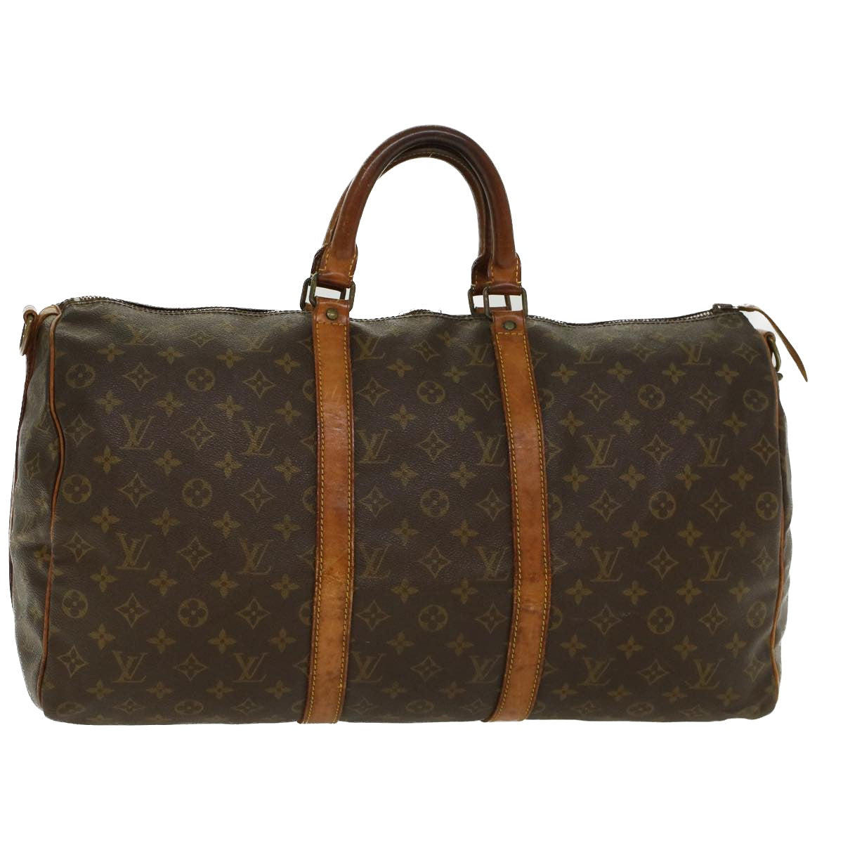 LOUIS VUITTON Monogram Keepall Bandouliere 50 Boston Bag Vintage M41416 LV 46083