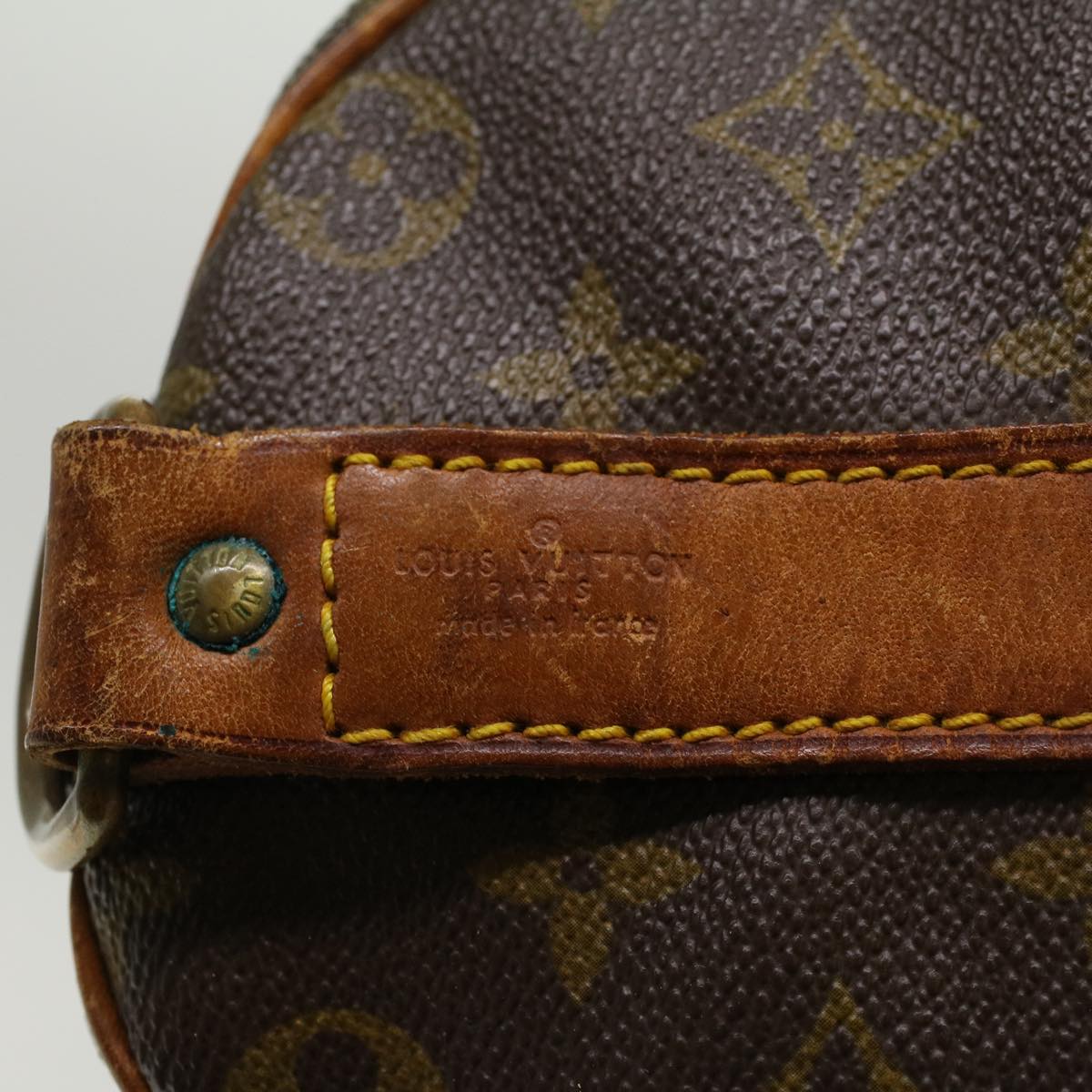 LOUIS VUITTON Monogram Keepall Bandouliere 50 Boston Bag Vintage M41416 LV 46083