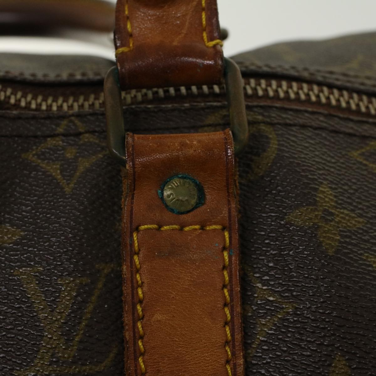 LOUIS VUITTON Monogram Keepall Bandouliere 50 Boston Bag Vintage M41416 LV 46083