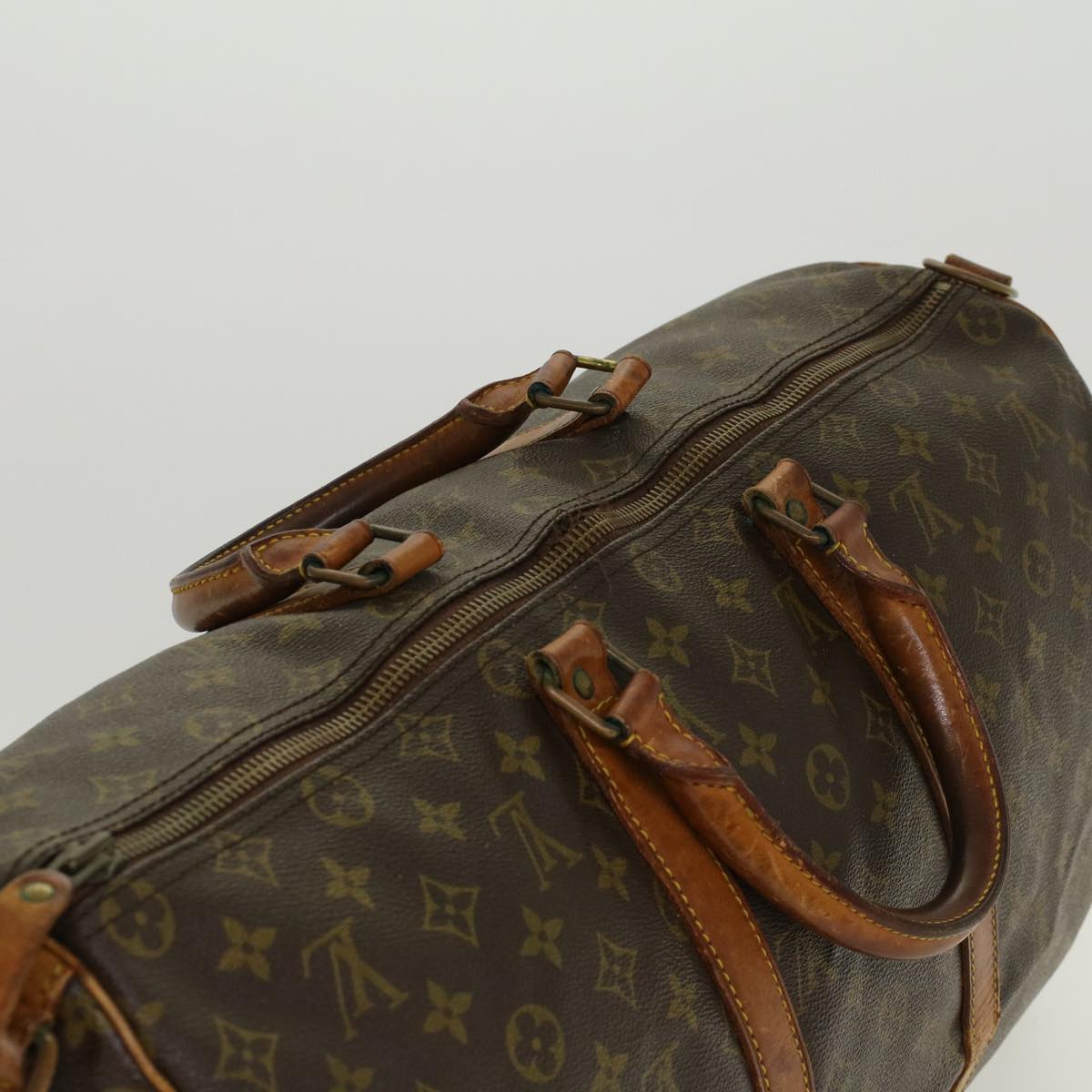 LOUIS VUITTON Monogram Keepall Bandouliere 50 Boston Bag Vintage M41416 LV 46083