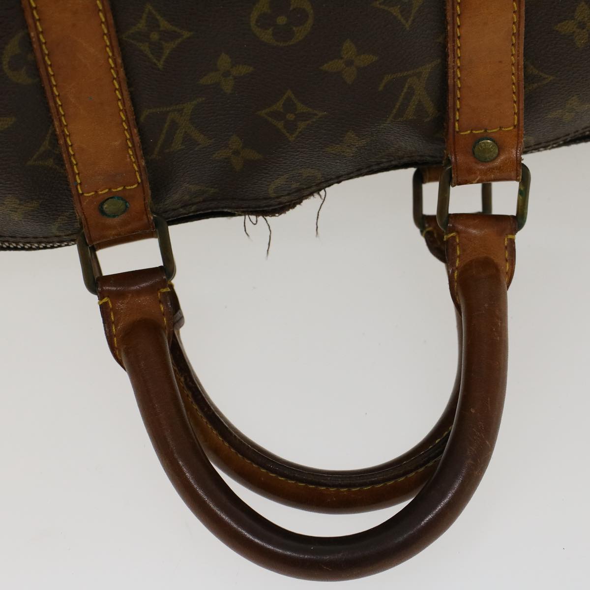 LOUIS VUITTON Monogram Keepall Bandouliere 50 Boston Bag Vintage M41416 LV 46083