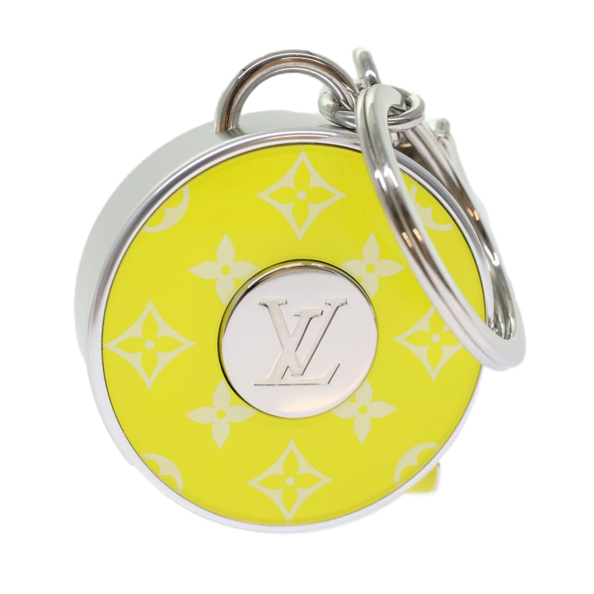 LOUIS VUITTON Porte Cles Meter Bag Charm metal Yellow MP3111 LV 46101